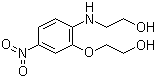 N-[2-(2-羟基乙氧基)-4-硝基苯基]乙醇胺分子结构 (CAS 59820-43-8)