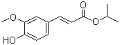 Isopropyl ferulate molecular structure (CAS 59831-94-6)