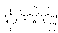N-Formyl-L-methionyl-L-leucyl-L-phenylalanine molecular structure (CAS 59880-97-6)