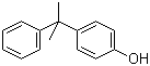 structure of CAS# 599-64-4, 4-Cumylphenol;4-(2-Phenylisopropyl)phenol