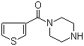Piperazin-1-yl-thiophen-3-yl-methanone molecular structure (CAS 59939-74-1)