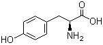 L-酪氨酸分子结构 (CAS 60-18-4)