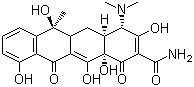structure of CAS# 60-54-8, Tetracycline;(2Z,4S,4aS,6S,12aS)-2-(Amino-hydroxymethylidene)-4-dimethylamino-6,10,11,12a-tetrahydroxy-6-methyl-4,4a,5,5a-tetrahydrotetracene-1,3,12-trione