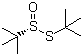 structure of CAS# 60011-16-7, (S)-tert-Butanethiosulfinate;(S)-(-)-tert-Butyl tert-butanethiosulfinate