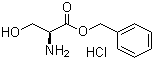 L-Serine benzyl ester hydrochloride molecular structure (CAS 60022-62-0)
