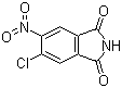 structure of CAS# 6015-57-2, 4-Chloro-5-nitrophthalimide;5-Chloro-6-nitroisoindoline-1,3-dione
