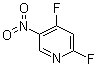 2,4-Difluoro-5-nitropyridine molecular structure (CAS 60186-15-4)