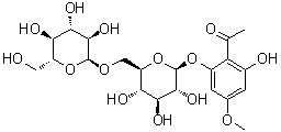 西加小冠花苷分子结构 (CAS 60197-59-3)