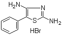 5-苯基-2,4-噻唑二胺氢溴酸盐分子结构 (CAS 6020-54-8)