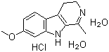 Harmaline hydrochloride dihydrate molecular structure (CAS 6027-98-1)