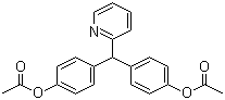 结构式 CAS# 603-50-9, 比沙可啶; 4,4'-(2-吡啶亚甲基)双酚二乙酸酯