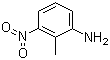 2-甲基-3-硝基苯胺分子结构 (CAS 603-83-8)