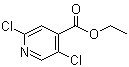 2,5-Dichloro-4-pyridinecarboxylic acid ethyl ester molecular structure (CAS 603122-76-5)