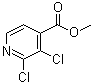 2,3-Dichloro-4-pyridinecarboxylic acid methyl ester molecular structure (CAS 603124-78-3)