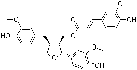 9-O-阿魏酰落叶松脂分子结构 (CAS 60337-67-9)