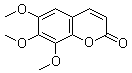 structure of CAS# 6035-49-0, Dimethylfraxetin;6,7,8-Trimethoxycoumarin; 6,7,8-Trimethoxy-2H-1-benzopyran-2-one; Fraxetin dimethyl ether