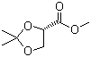 结构式 CAS# 60456-21-5, (S)-2,2-二甲基-1,3-二氧戊环-4-羧酸甲酯