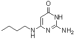 2-Amino-6-(butylamino)-4(3H)-pyrimidinone molecular structure (CAS 60462-37-5)