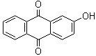 2-羟基-9,10-蒽醌分子结构 (CAS 605-32-3)