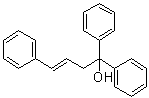 1,1,4-三苯基-3-丁烯-1-醇分子结构 (CAS 6052-64-8)