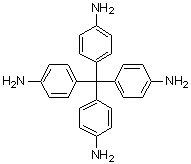 structure of CAS# 60532-63-0, Tetrakis(4-aminophenyl)methane;Tetra(4-aminophenyl)methane; Tetra(4-anilyl)methane