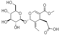 结构式 CAS# 60539-23-3, 木樨榄苷-11-甲酯