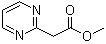 结构式 CAS# 60561-50-4, 2-嘧啶乙酸甲酯