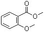 结构式 CAS# 606-45-1, 2-甲氧基苯甲酸甲酯; 邻甲氧基苯甲酸甲酯
