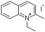 结构式 CAS# 606-55-3, 1-乙基-2-甲基喹啉鎓碘化物