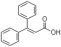 3,3-Diphenyl-2-propenoic acid molecular structure (CAS 606-84-8)