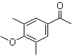 4'-甲氧基-3',5'-二甲基苯乙酮分子结构 (CAS 60609-65-6)