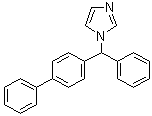 结构式 CAS# 60628-96-8, 联苯苄唑; 1-(alpha-联苯-4-基苄基)-1H-咪唑