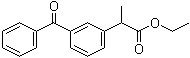 Ketoprofen ethyl ester molecular structure (CAS 60658-04-0)