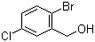 结构式 CAS# 60666-70-8, 2-溴-5-氯苄醇; 2-溴-5-氯苯甲醇