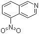 结构式 CAS# 607-32-9, 5-硝基异喹啉