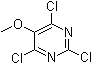 结构式 CAS# 60703-46-0, 2,4,6-三氯-5-甲氧基嘧啶