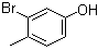 3-Bromo-4-methylphenol molecular structure (CAS 60710-39-6)