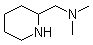 2-(Dimethylaminomethyl)piperidine molecular structure (CAS 60717-51-3)