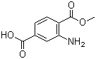 structure of CAS# 60728-41-8, 1-Methyl 2-aminoterephthalate