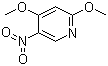 2,4-Dimethoxy-5-nitropyridine molecular structure (CAS 607373-84-2)