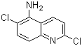 2,6-Dichloroquinolin-5-amine molecular structure (CAS 607380-28-9)