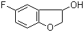 5-Fluoro-2,3-dihydro-3-benzofuranol molecular structure (CAS 60770-60-7)