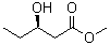 (R)-3-羟基戊酸甲酯分子结构 (CAS 60793-22-8)