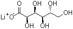 葡萄糖酸锂分子结构 (CAS 60816-70-8)