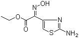 Ethyl 2-amino-alpha-(hydroxyimino)thiazol-4-acetate molecular structure (CAS 60845-81-0)