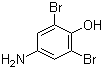 结构式 CAS# 609-21-2, 4-氨基-2,6-二溴苯酚