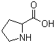 DL-脯氨酸分子结构 (CAS 609-36-9)
