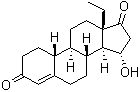 13beta-乙基-15alpha-羟基甾烷-4-烯-3,17-二酮分子结构 (CAS 60919-46-2)