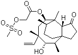 结构式 CAS# 60924-38-1, 截短侧耳素-22-甲磺酸酯