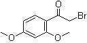 structure of CAS# 60965-26-6, 2-Bromo-2',4'-dimethoxyacetophenone;2,4-Dimethoxyphenacyl bromide; 2-Bromo-1-(2,4-dimethoxyphenyl)ethanone; NSC 158566